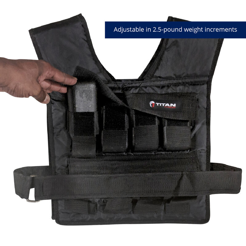 40 LB Adjustable Weighted Vest
